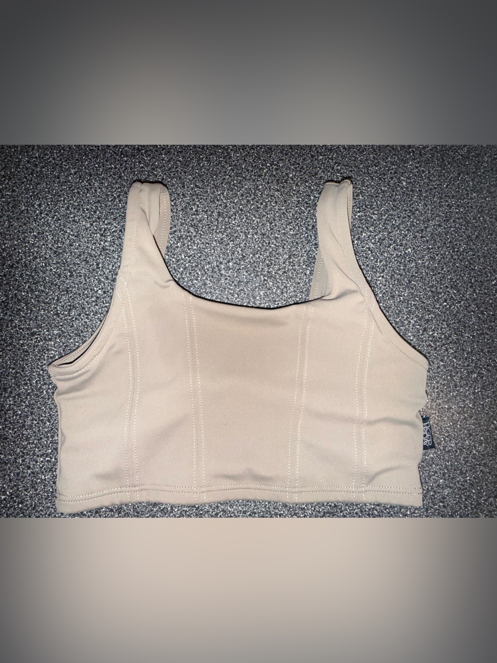 Tiger Friday Light Brown Dance Bra Top Size: Child Large